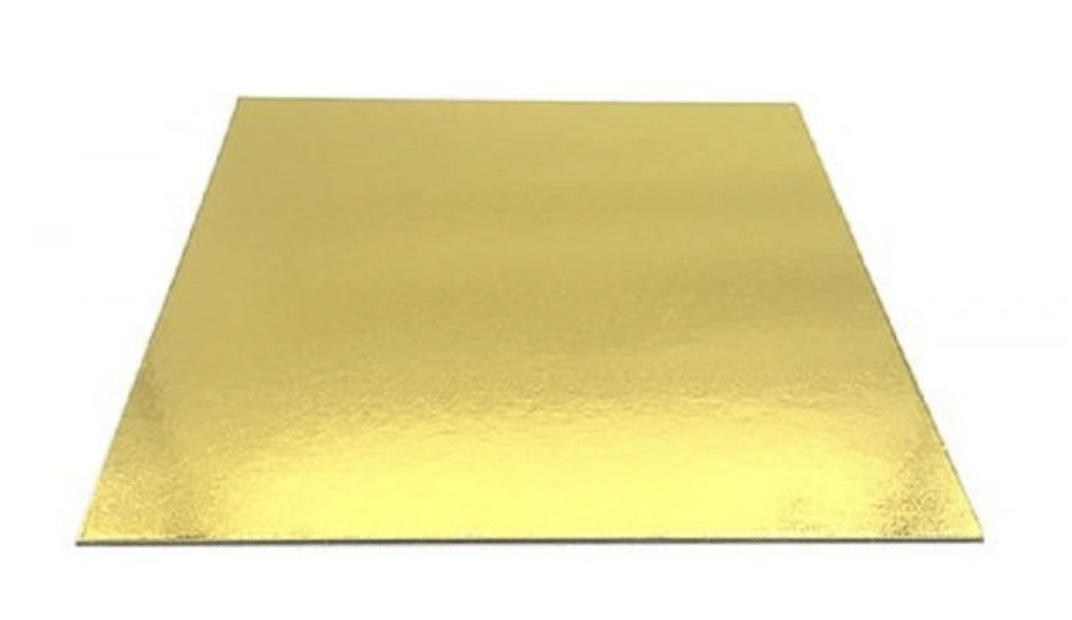 BASE CUADRADA DE 25 CM ORO1