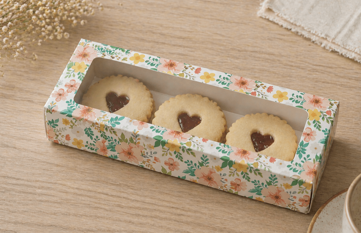 CAJA 3 ALFAJORES DÍA DE LA MAMA - FLORES 22