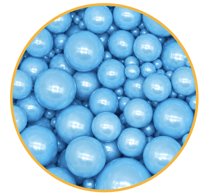 PERLA MULTITAMAÑO AZUL 50G1