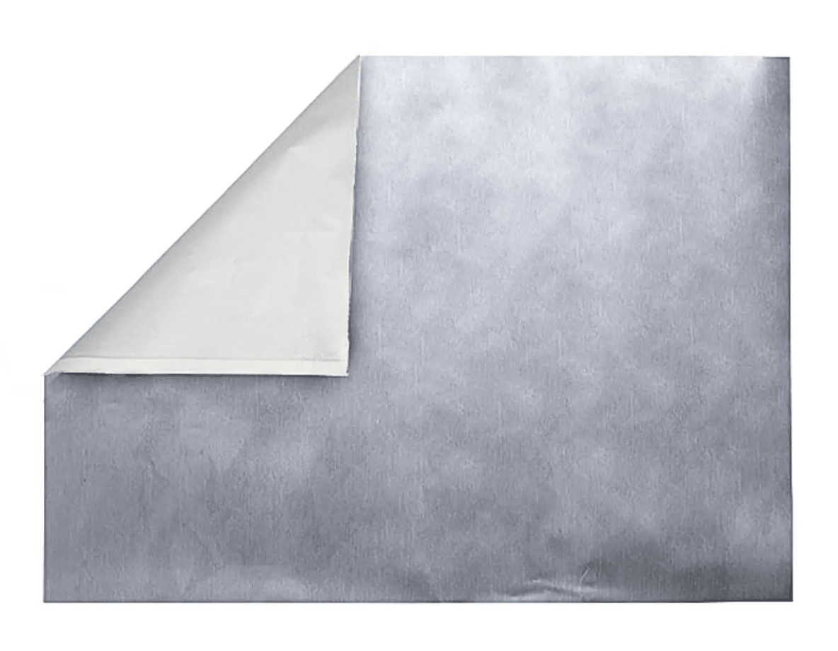PAPEL ANTIGRASA METALIZADO 33X33 CM / 50 UNIDADES2