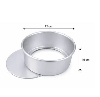 MOLDE TORTA ALUM. N 22 DIAM X 10 CM ALTO DESMONTABLE1