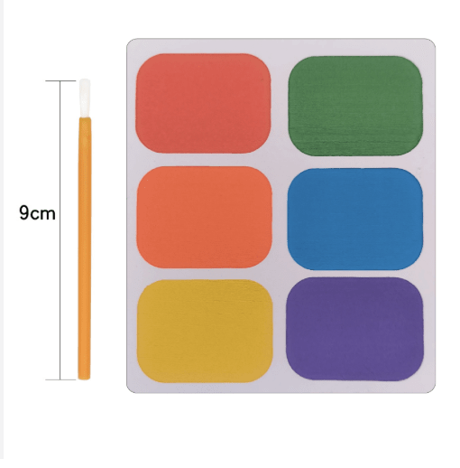 PALETA DE ACUARELA COMESTIBLE 6 COLORES1
