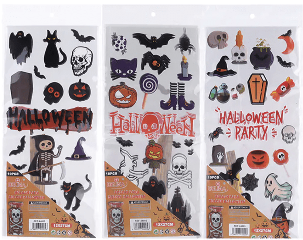 BOLSAS DE HALLOWEEN 12X27 - 10 PIEZAS -1