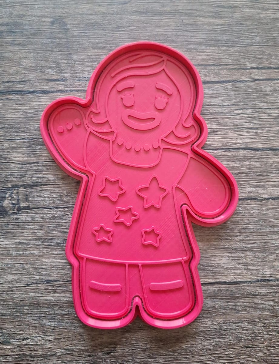 CORTADOR DE GALLETA NAVIDAD - MUÑECA JENGIBRE 20 CM1