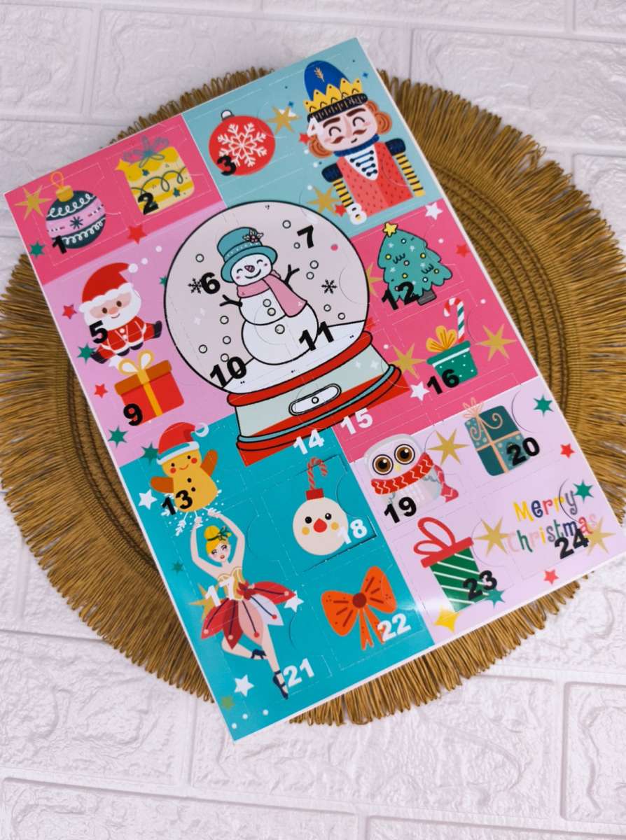 CALENDARIO ADVIENTO MONO DE NIEVE1