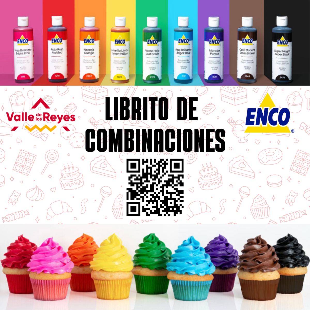 KIT BÁSICOS 9 COLORES 40G ENCO3