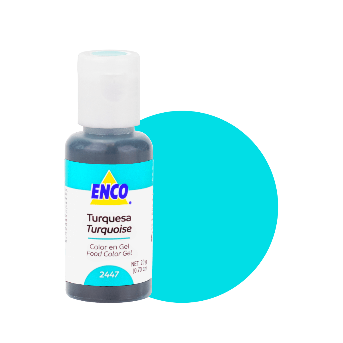 COLOR EN GEL TURQUESA 2447 (20G)1