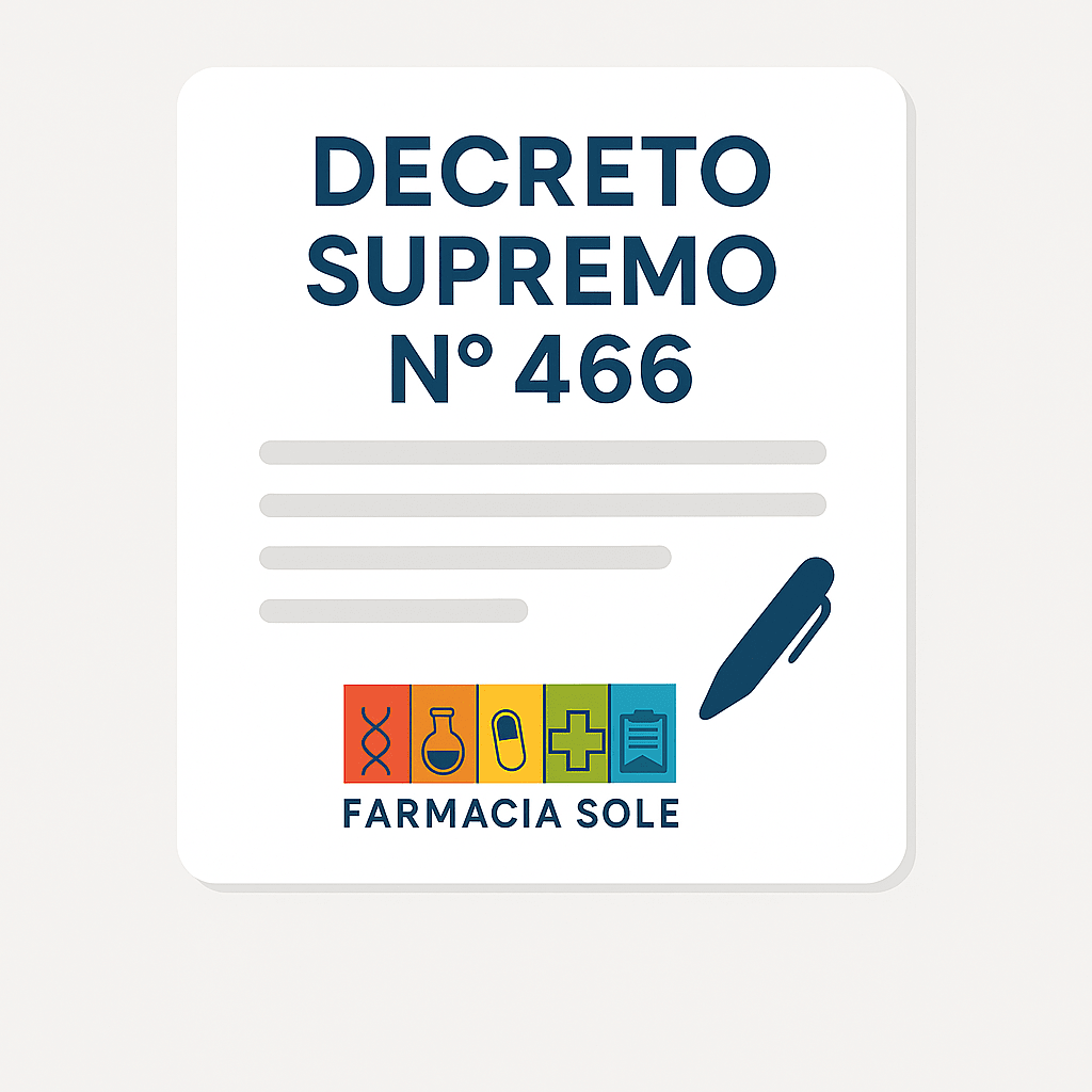 Decreto Supremo N° 466 (Reglamento de Farmacias) 