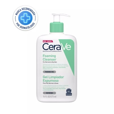 CERAVE GEL LIMPIADOR ESPUMOSO X 473 MILILITROS1