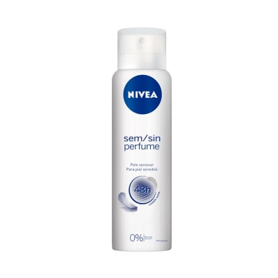 NIVEA DESODORANTE SPRAY SIN PERFUME X 150 MILILITROS1