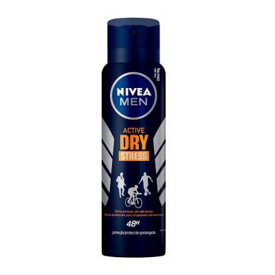 NIVEA MEN DESODORANTE SPRAY STRESS DRY PROTECTION X 150 MILILITROS1