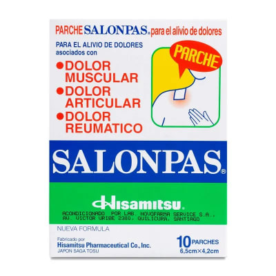 SALONPAS PARCHE X 10 UNIDADES1