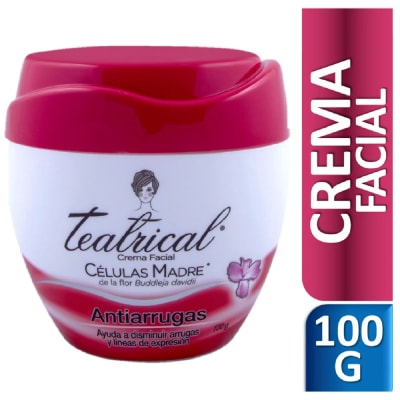 TEATRICAL CREMA FACIAL ANTIARRUGAS X 100 GRAMOS1