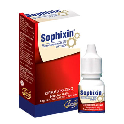 SOPHIXIN SOLUCION OFTALMICA 0,3% X 5 MILILITROS1