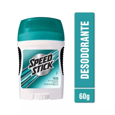 SPEED STICK HOMBRE DESODORANTE BARRA FRESH X 60 GRAMOS1