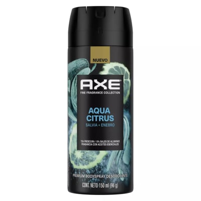 AXE DESODORANTE SPRAY AQUA CITRUS X 150 MILILITROS1