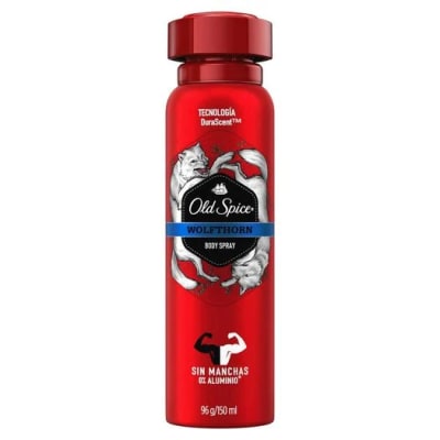 OLD SPICE DESODORANTE SPRAY WOLFTHORN X 150 MILILITROS1