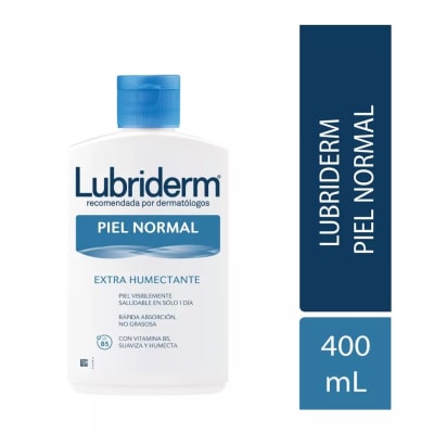 LUBRIDERM LOCION CORPORAL PIEL NORMAL A SECA X 400 MILILITROS1