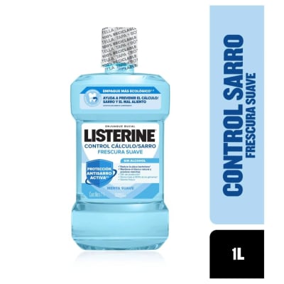 LISTERINE ENJUAGUE BUCAL CONTROL SARRO ZERO X 1 LITRO1