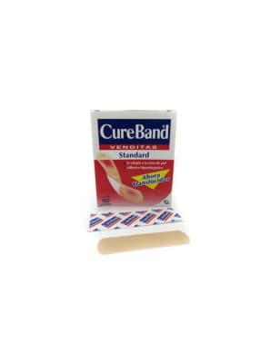 PARCHE CURITA CLASICO CUREBAND X 100 UNIDADES1