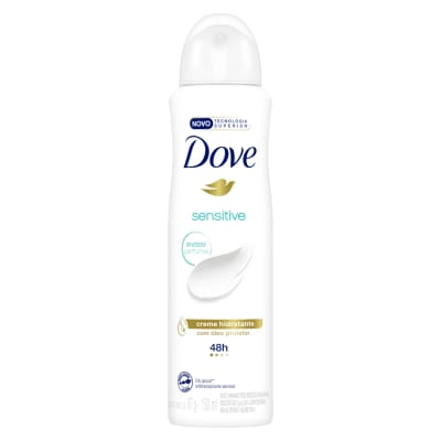 DOVE DESODORANTE SPRAY SENSITIVE SIN PERFUME VITAMINA E X 150 MILILITROS1