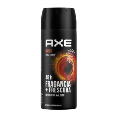 AXE DESODORANTE SPRAY MUSK  X 150 MILILITROS1
