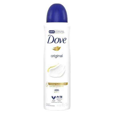 DOVE DESODORANTE SPRAY ORIGINAL X 150 MILILITROS1