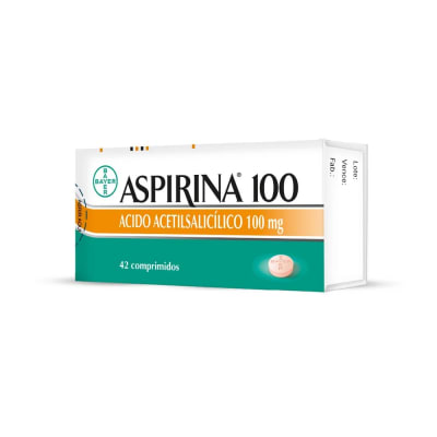 ASPIRINA INFANTIL 100 MILIGRAMOS X 42 COMPRIMIDOS1