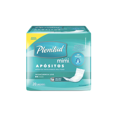APOSITO PLENITUD MIMI SIN ALOE VERA X 20 UNIDADES1