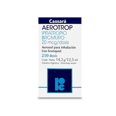 AEROTROP 20 MICROGRAMOS X 250 DOSIS1