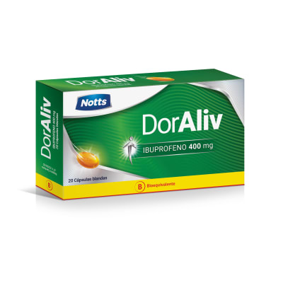 DORALIV 400 MILIGRAMOS X 20 CAPSULAS1