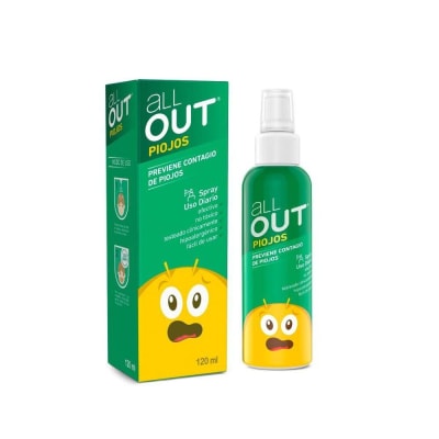 ALL OUT PIOJOS PREVENTIVO SPRAY X 120 MILILITROS1
