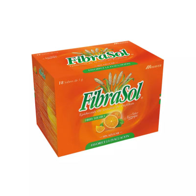 FIBRASOL NARANJA 5 GRAMOS X 18 SOBRES1