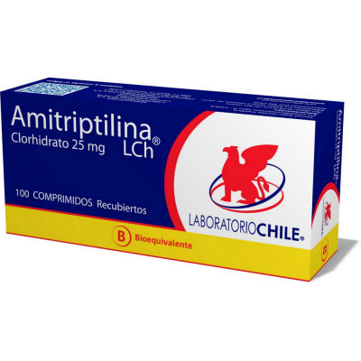 AMITRIPTILINA 25 MILIGRAMOS X 100 COMPRIMIDOS1