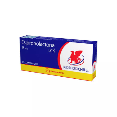 ESPIRONOLACTONA 25 MILIGRAMOS X 20 COMPRIMIDOS1