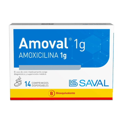 AMOVAL 1 GRAMO X 14 COMPRIMIDOS1