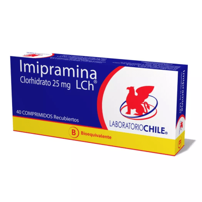 IMIPRAMINA 25 MILIGRAMOS X 40 COMPRIMIDOS/BIOEQUIVALENTE1