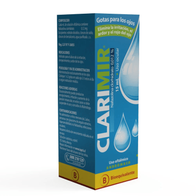 CLARIMIR SOLUCION OFTALMICA 0,012% X 15 MILILITROS1