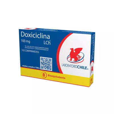 DOXICICLINA 100 MILIGRAMOS X 10 COMPRIMIDOS BIOEQUIVALENTE1