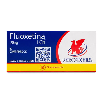 FLUOXETINA 20 MILIGRAMOS X 20 COMPRIMIDOS BIOEQUIVALENTE1