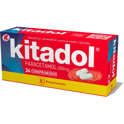 KITADOL 500 MILIGRAMOS X 24 COMPRIMIDOS BIOEQUIVALENTE1