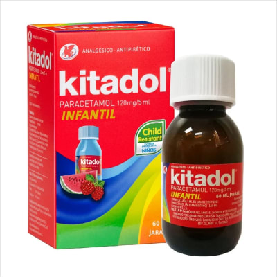 KITADOL JARABE 120 MILIGRAMOS/5 MILILITROS X 60 MILILITROS1