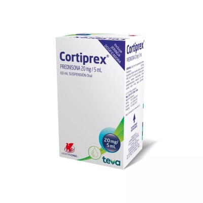 CORTIPREX SUSPENSION ORAL 20 MILIGRAMOS X 60 MILILITROS1