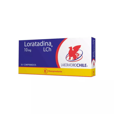 LORATADINA 10 MILIGRAMOS X 30 COMPRIMIDOS BIOEQUIVALENTE1