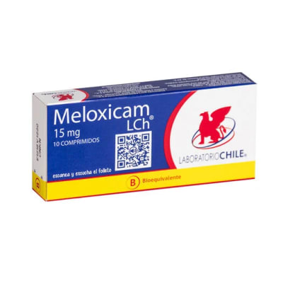 MELOXICAM 15 MILIGRAMOS X 10 COMPRIMIDOS BIOEQUIVALENTE1