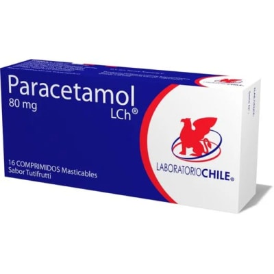 PARACETAMOL INFANTIL 80 MILIGRAMOS X 16 COMPRIMIDOS1