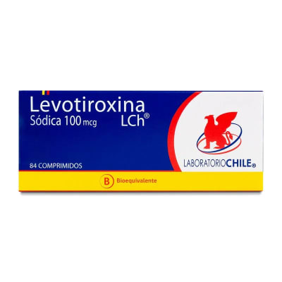 LEVOTIROXINA 100 MICROGRAMOS X 84 COMPRIMIDOS BIOEQUIVALENTE1