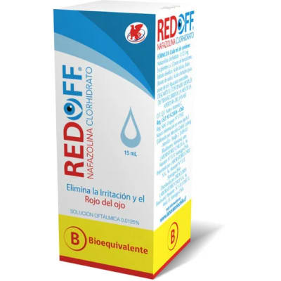 RED OFF SOLUCION OFTALMICA 0,0125% X 15 MILILITROS1