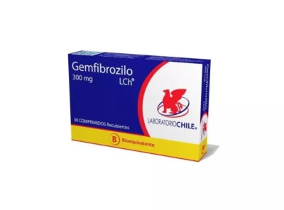 GEMFIBROZILO 300 MILIGRAMOS X 30 COMPRIMIDOS BIOEQUIVALENTE1