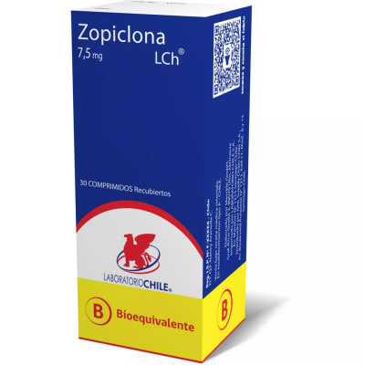 ZOPICLONA 7,5 MILIGRAMOS X 30 COMPRIMIDOS BIOEQUIVALENTE1